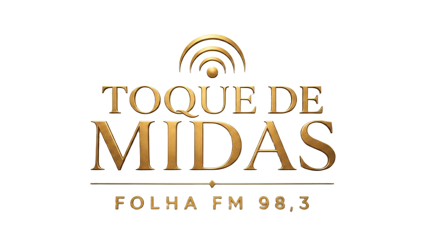 Logo do programa Toque de Midas na Folha FM 98,3